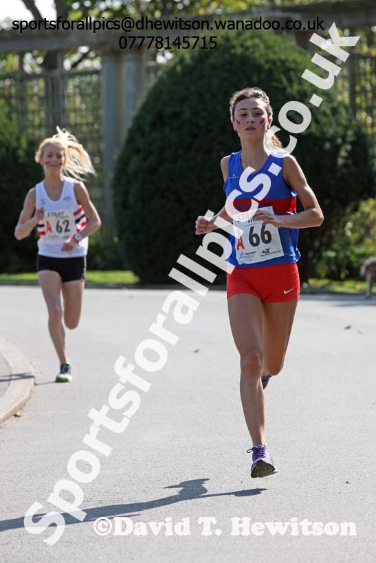 Womens under-17s, Northern Road Relays, Blackpool. Photo: David T. Hewitson/Sports for All Pics